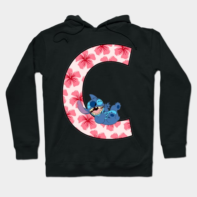 Stitch letter Hoodie by ZoeBaruch